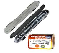 Chain Locker Caja de almacenamiento original de cadena de motosierra, caja de organización universal para 6, 8, 10, 12, 14, 16, 18 y 20 pulgadas, fabricada en Estados Unidos