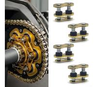 Chain Master Link Set Metal 4 PCS with O-Ring Compatible with 428 520 525 530 for Motorcycle and Dirt Bike Cadenas