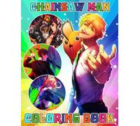 Chain-saw of Man Coloring Book: JUMBO Drawing Pages Of Characters for Kids Ages 4-8 8-12