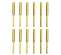 Chain Saw Sharpening Kit - Titanium Plated Burr Stone Files 4 /4.8/5.5mm, 12X High Hardness Chainsaw File Set, Burr Grinder Drill Bits For Electric Chain Saw, Professional Maintenance, Repair, Tuning