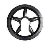 Chain Stay Protector, Bike Chain Guard, Sprocket Cover, Impact-Resistant PP Material, Easy Installation, Ideal for Road and Mountain Bikes, 2.56 Inches, Black Color, 1 Piece