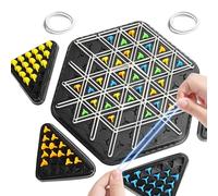 Chain Triangle Game, Triggle Game, Triggle Board Game, Chain Triangle Game, Triangle Chess, Funny Chain Triangle Game, Classic Strategy Board Game for Collecting for Children, Adults