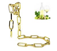 Chain Wine Rack | Floating Iron Suspension Bottle Holder For Home Bar | Creative Iron Chain Wine Rack With Floating Illusion Design, Perfect For Home Bars, Kitchens, Parties, And Gift Decoration.