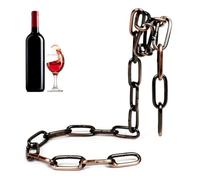 Chain Wine Rack | Floating Iron Suspension Bottle Holder For Home Bar | Creative Iron Chain Wine Rack With Floating Illusion Design, Perfect For Home Bars, Kitchens, Parties, And Gift Decoration.