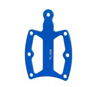 Chainring Wear - Medición de calibre para carreras de conducción, cuerpo de aluminio calibrado con ranura gruesa de precisión y agarre ergonómico para los dedos para bicicleta de carretera, trail
