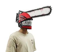 Chainsaw Man Denji Máscara Anime Cosplay, Máscara de látex para casco, accesorios de disfraz para baile de máscaras, fiesta.