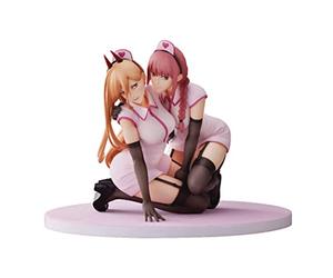 Chainsaw Man - Estatuilla de PVC 1/7 Power & Makima Nurse Ver. 14 cm