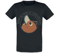 Chainsaw Man Pochita - Show Me Your Dreams Hombre Camiseta Negro 100% algodón Regular