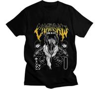 Chainsaw Man Warrior Denji T Tshirts Camisetas y topss Men Short-Sleeve Anime Manga T-Tshirts Camisetas y Tops Harajuku tee Tops 100% Cotton TTshirts Camisetas y topss Merch(Small)