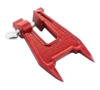 Chainsaw Stump Vise, Adjustable Metal Saw Vise, Heavy-Duty Filing and Sharpening Tool, Portable Chainsaw Accessory, Adorable Steel Construction for Men Outdoor Workshop Use