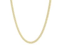 ChainsHouse 61cm Cadena Cubana Hombre Oro 3mm Miami Cubano Collar Cadenas