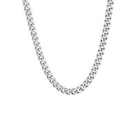 ChainsHouse 6mm Collar de Cadenas Cubano 55cm Cuello para Hombres Mujeres