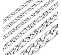 ChainsHouse 9mm Cadena Grande para Hombre Collar Italiano 60cm Cadenas Inoxidables