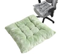 Chair Cushion - Square Seat Cushion with Ties, 40x40cm Thick Plush Chair Pad Non Slip | Soft Stool Cushions for Home Office Car Library Cafe School Classroom Festival Seating