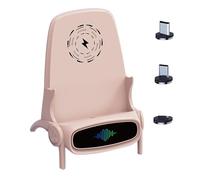 Chair Phone Charger, Wireless Holder, Ergonomic Fast Charging Stand, Stylish Design Adjustable Desktop Dock, Compact Ideal for Most Smartphones, Workplace Desk, Home Use