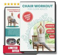Chair Workout & Balance for Seniors 5+ Lessons Includes Bonus Balance Training Fun seated exercise videos Chair aerobics for seniors Great Sport for Older People 50+