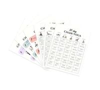 Chair Yoga | Tarjetas de fitness de 30 días | Libro de yoga para adultos, viajes, trabajo, familia, amigos, deportes, atletas, gimnasio, fitness, fuerza, culturismo, principiantes