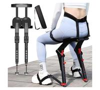 Chairless Wearable Exoskeleton，Wearable Leg Ergonomics Lightweight Seat,Supports up to 330 LBS, Ideal for Comfort and Mobility(Black)