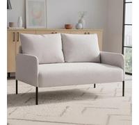chairus Sofá de Salón Moderno Sofá Loveseat Tapizado, Sillón 2 Plazas con Cojines Acolchados Sillón Doble con Reposabrazos para Sala de Estar/Dormitorio, Beige
