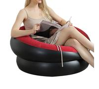 Chaise De Canapé Gonflable - Salon Flockage Blow Up Pour Le Camping | Siège De Canapé À Air Paresseux Pour Chambre De Nuit Cinématographique | Meubles Gonflables Portables F0r Dorm Dorn Room | Chaise