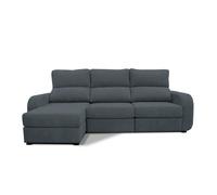 Chaise longue cama april izquierda 4 plazas gris - conforama