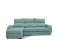 Chaise longue cama april izquierda 4 plazas verde - conforama