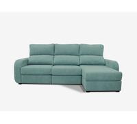 Chaise longue con cama april derecha 4 plazas verde - conforama