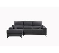 Chaise longue m noelia izquierda 4 plazas antracita
