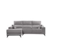 Chaise longue m noelia izquierda 4 plazas gris claro