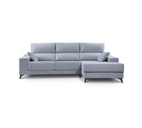 Chaise longue noelia xl 4 plazas lado derecho azul claro