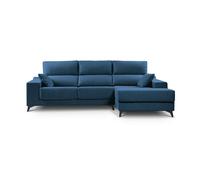 Chaise longue noelia xl 4 plazas lado derecho azul marino