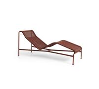 Chaise Longue Palisade de Cuerda, Color Hierro Rojo