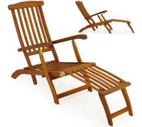 Chaise longue "Queen Mary"" de madera de acacia"