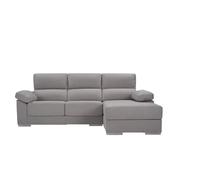 Chaise longue s noemi derecha 3 plazas gris claro