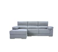 Chaise longue s noemi izquierda 3 plazas azul claro