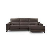 Chaise longue xl con arcón noelia derecha 4 plazas chocolate