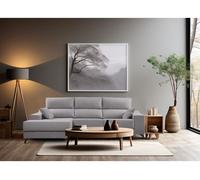 Chaise longue xl con arcón noelia izquierda 4 plazas gris claro