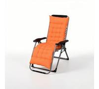 Chaise Loun Cush de espuma viscoelástica, almohadilla reclinable acolchada gruesa con lazos, tela suave para exteriores/interiores/playas/camping, 49.2 x 18.9 x 3.1 pulgadas