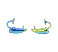 CHAKAE 1 Par De Tachuelas De Colmillo