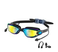 CHAKAE 1 Set Protecciones Sun Gafas De Natación Gafas De Natación Con Característica Puente Nariz Ajustable Y Puente Reemplazo Lente Vista Ancha