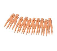 CHAKAE 10pcs Divertidos Y Nude Dama Golfs Camisetas De Bolas De Soporte Soporte Práctica Golfs Accesorios Accesorios Práctica Duradera