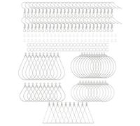 CHAKAE 200 Piezas Ganchos De Aretes Joyas Que Hacen Suministros De Aretes Que Crean Parte para La Creación Joyas Pendientes Los Hallazgos del Set Hallazgos
