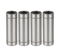 CHAKAE 4pcs Cojinete LM6UU LM8UU LM8LUU 8 Mm Motion Buje Buje Varilla Sellado Eje Revestimiento para Máquina Rodamientos Lineales