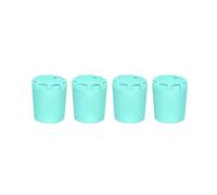 CHAKAE 4pcs Las Cubiertas del Extremo Caña Pesca Silicona con Tapas Protección Pesca Accesorios Protección