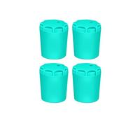 CHAKAE 4pcs Las Cubiertas del Extremo Caña Pesca Silicona con Tapas Protección Pesca Accesorios Protección