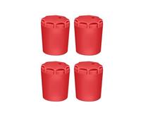 CHAKAE 4pcs Las Cubiertas del Extremo Caña Pesca Silicona con Tapas Protección Pesca Accesorios Protección