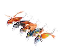 CHAKAE 5pcs Simulación Hormigas Minnow Pesca Señuelo Cebo Cebos Duros