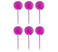 CHAKAE 6 Piezas Pen De Escritura De Bolígrafos Peluelas Furry 0.7 Mm Para Un Estudiante Adulto Que Escribe Diario Escritura La Escuela Suministro Día Valentín