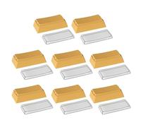 CHAKAE 8 Piezas PBT No Grabando En KeyCap Altura De Perfil Original 2X Sublimaciones Tapas De Teclas para Interruptores MX Tecillos Mecánicos KeyCap