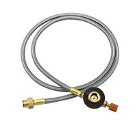 CHAKAE Adaptador de aleación de aluminio para hornos de tipo dividido, adaptador de estufa de camping al aire libre, tubo de extensión, tubo de extensión, tubo de extensión